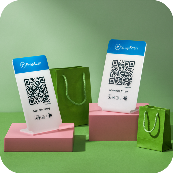 Perspex QR Code Stand