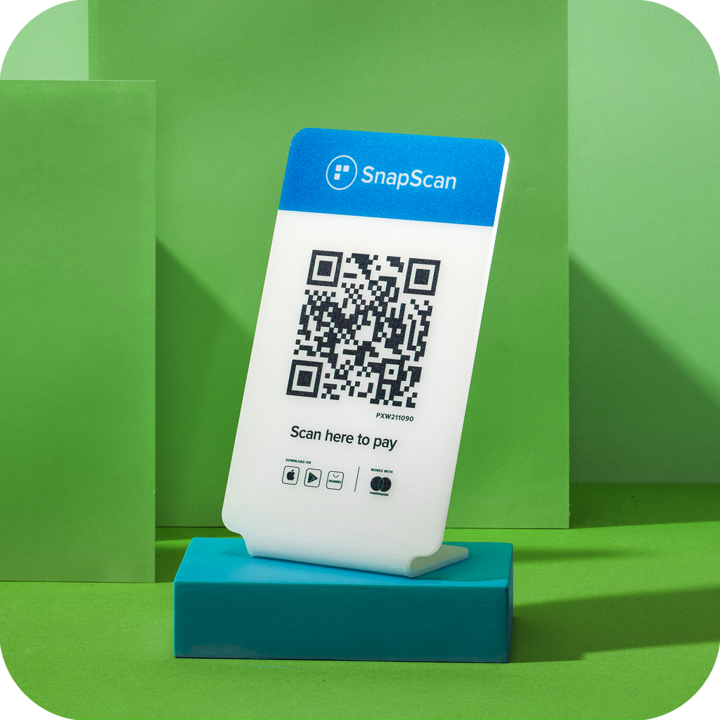 Perspex QR Code Stand