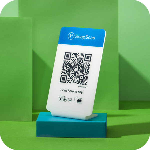 Perspex QR Code Stand