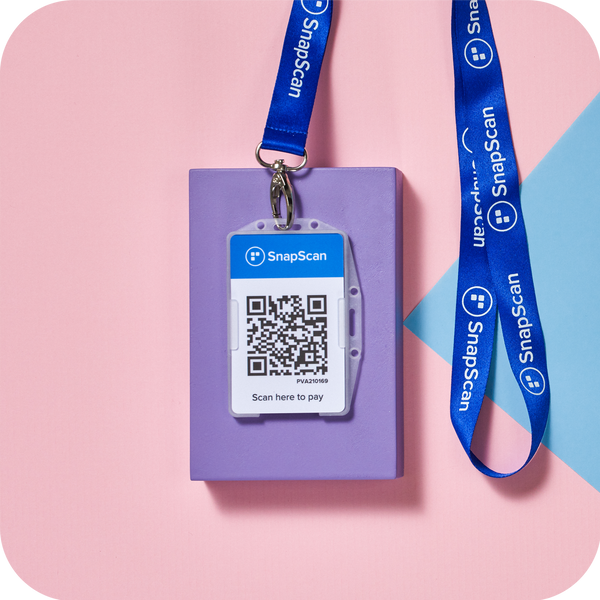 SnapScan QR Code with Lanyard